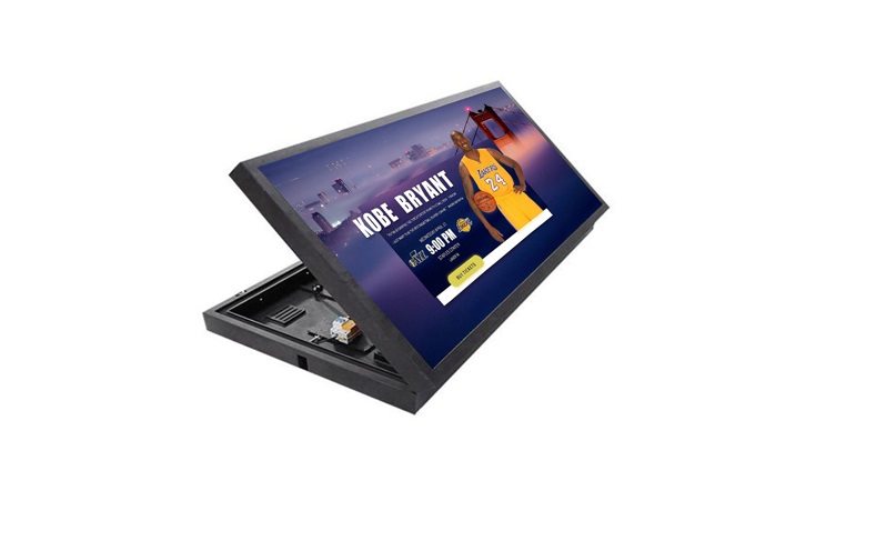 P5 p6 p8 p10 outdoor fixed iron full color front cover access led screen signs wall style front maintenance  led display