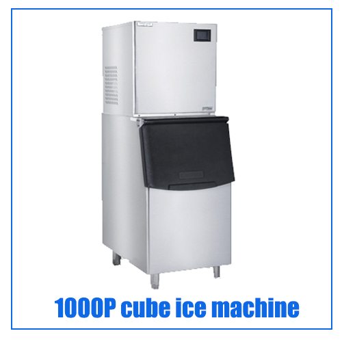 200KG 300kg 400kg 500kg ICEMA Ice Cube Maker Machine 760*830*1780mm Ice Size 22x22x22mm