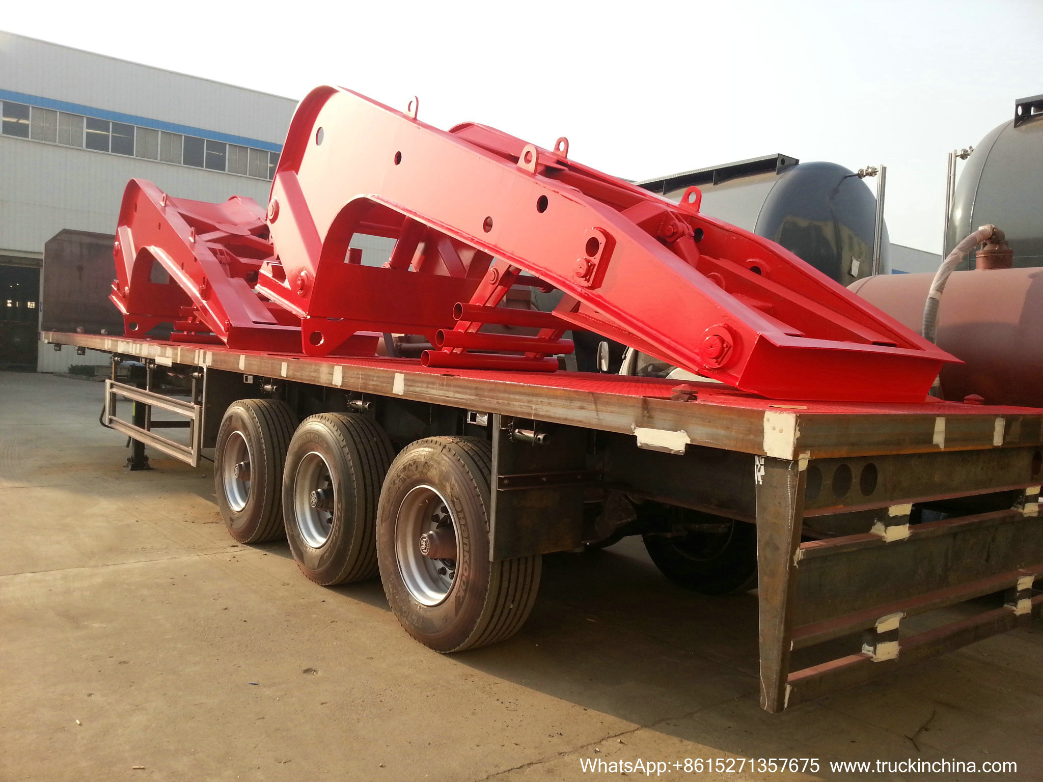 Gooseneck Lowbed Trailer Dolly for Heavy Duty Heavy Machine Lowbed Semi Trailer 80 ton 100Ton WhatsApp:8615271357675