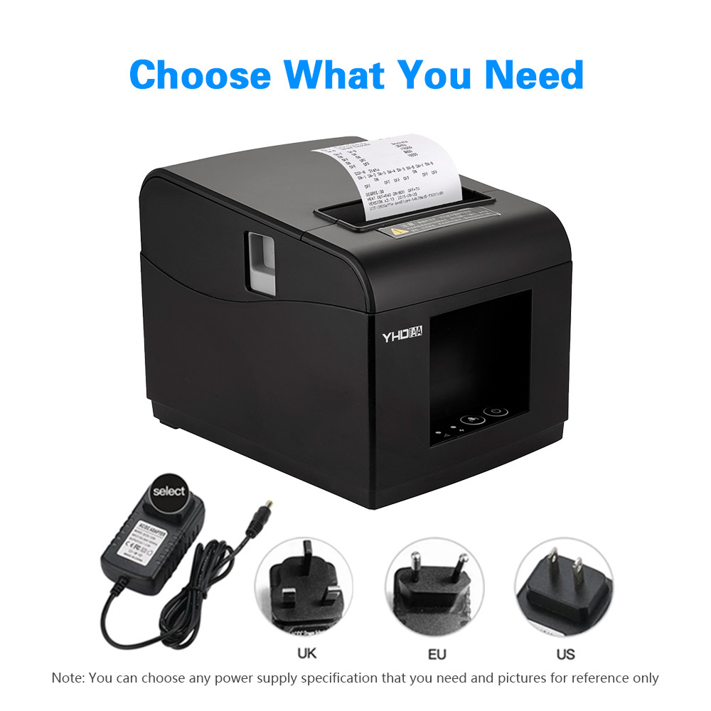 Highly Reliable 80mm Receipt Printer Usb / Lan / Rs232 / Bluetooth / Wifi Interface Machine