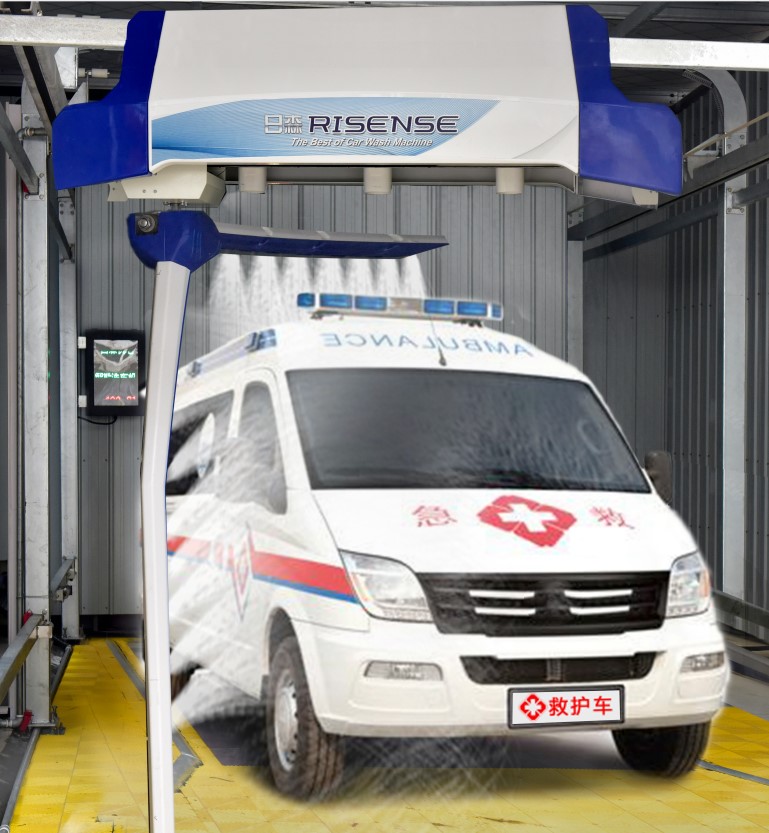 High Pressure Brush Washing Rollover Mobile Car Wash Machine Full Automatic