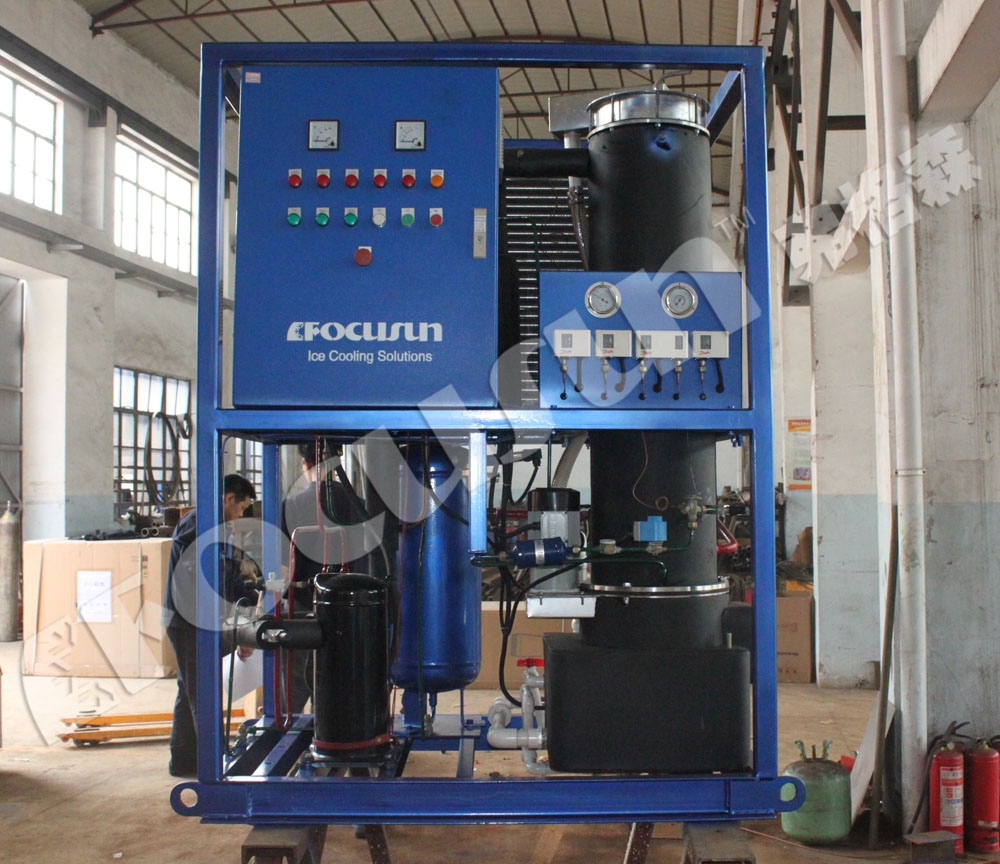 Transparent Industrial Clear Block Ice Making Machine with R404a/R22 Refrigerant