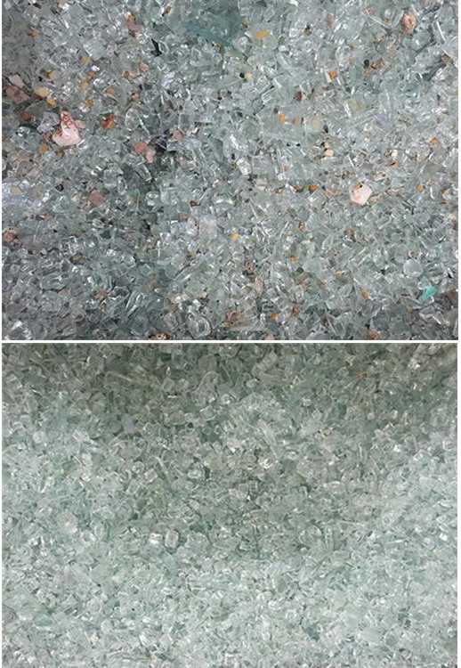 5.5kw Industrial Color Sorter RGB spectrum For Glass Ceramic