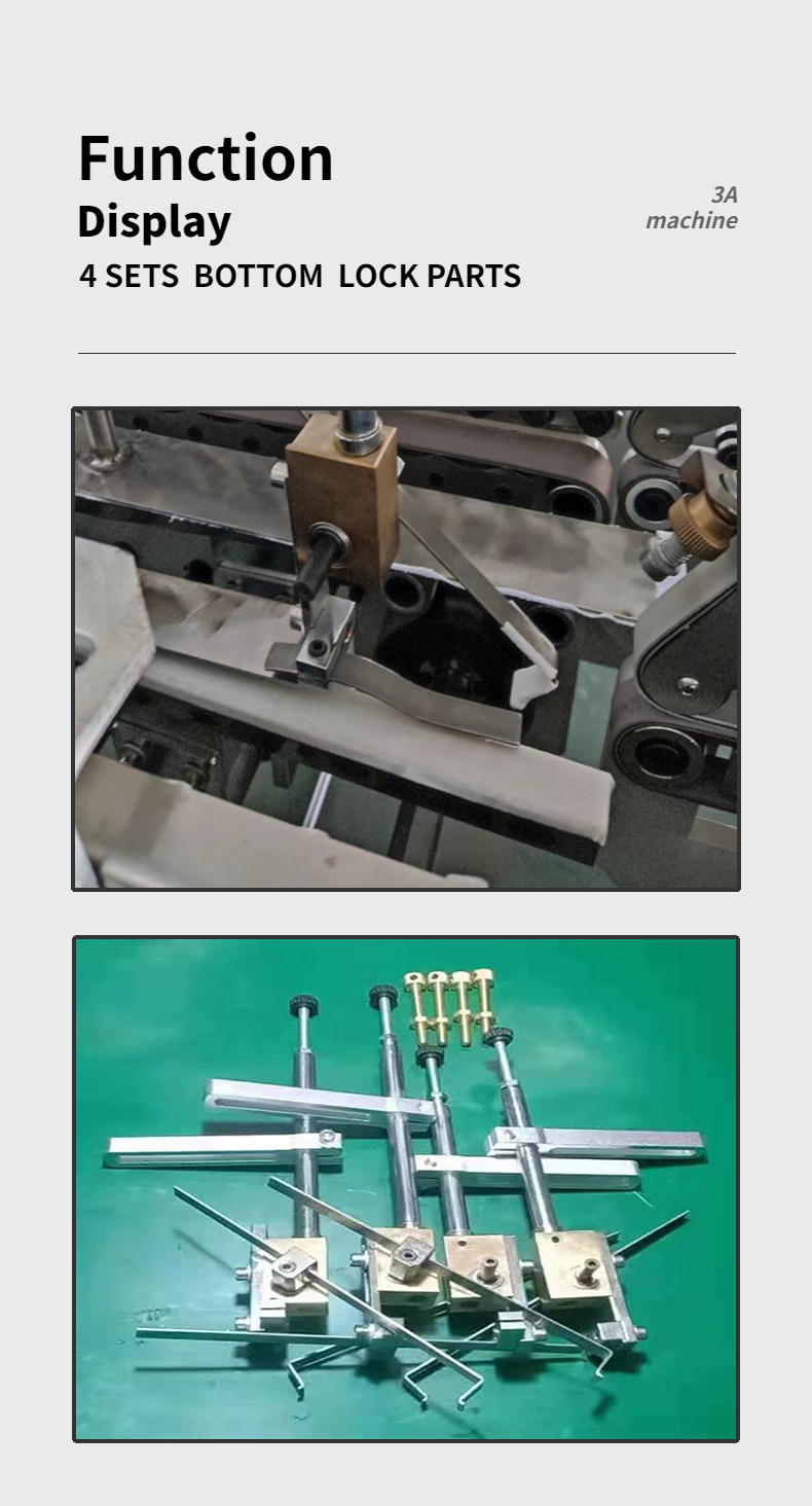 Automatic Bottom Lock Folder Gluer for Precise Folding and Pasting in 10*1.2*1.3m Size