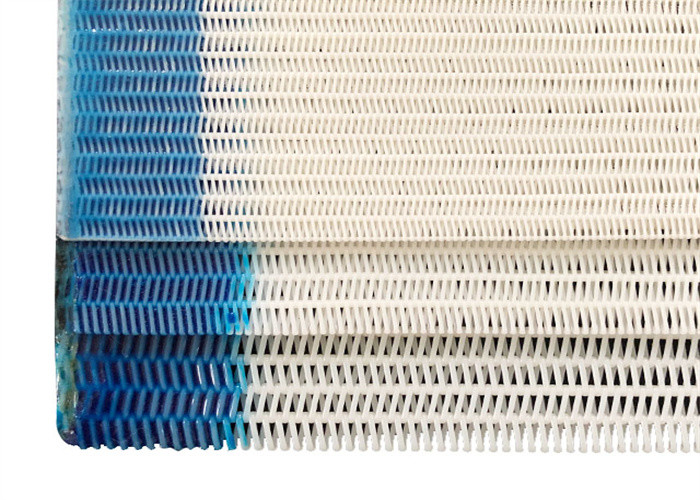 White Color 600 Cfm Polyester Mesh Belt / Paper Machine Fabric