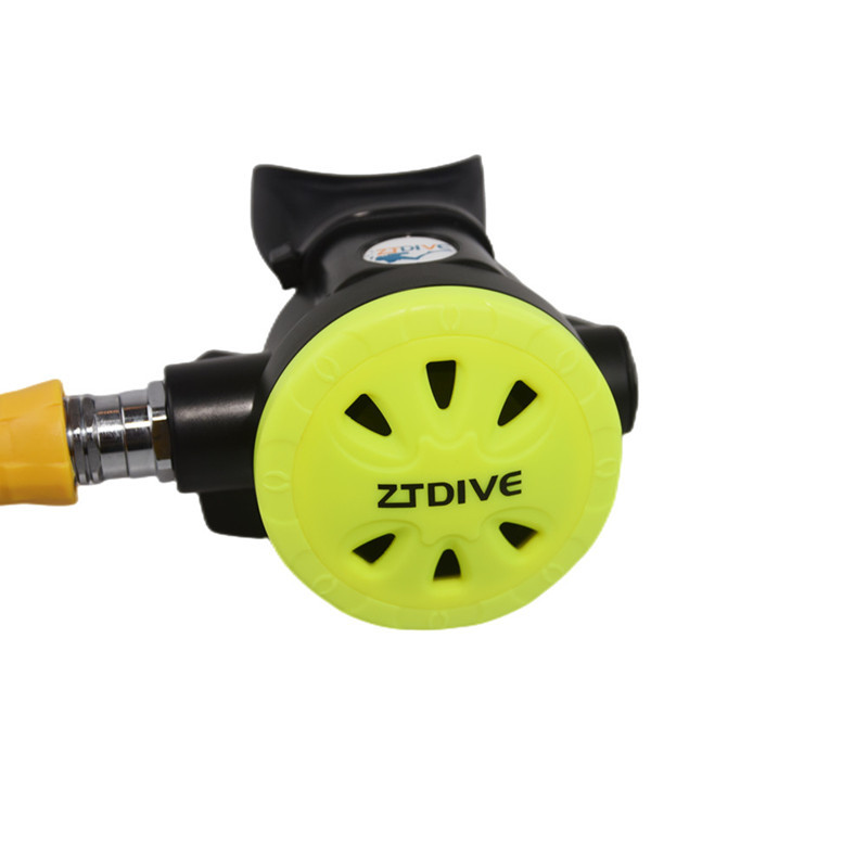 1000L/min Diving Second Stage Regulator Yellow Backup Breathing Apparatus