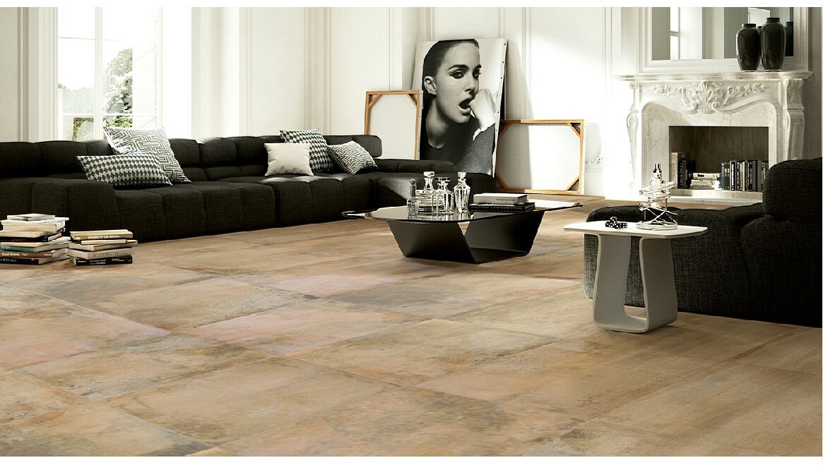 Cement Look 600 By 600 Floor Tiles 2 Cm Thickness Easy Maintenance