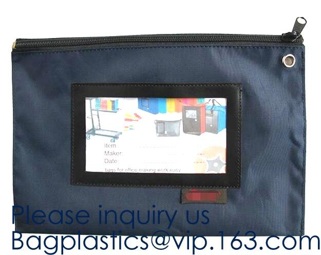 Locking Security Money Bag Cash Bank Deposit Bag with Two Keys Bank Security Deposit Bags Cash Bag With Locking bagease
