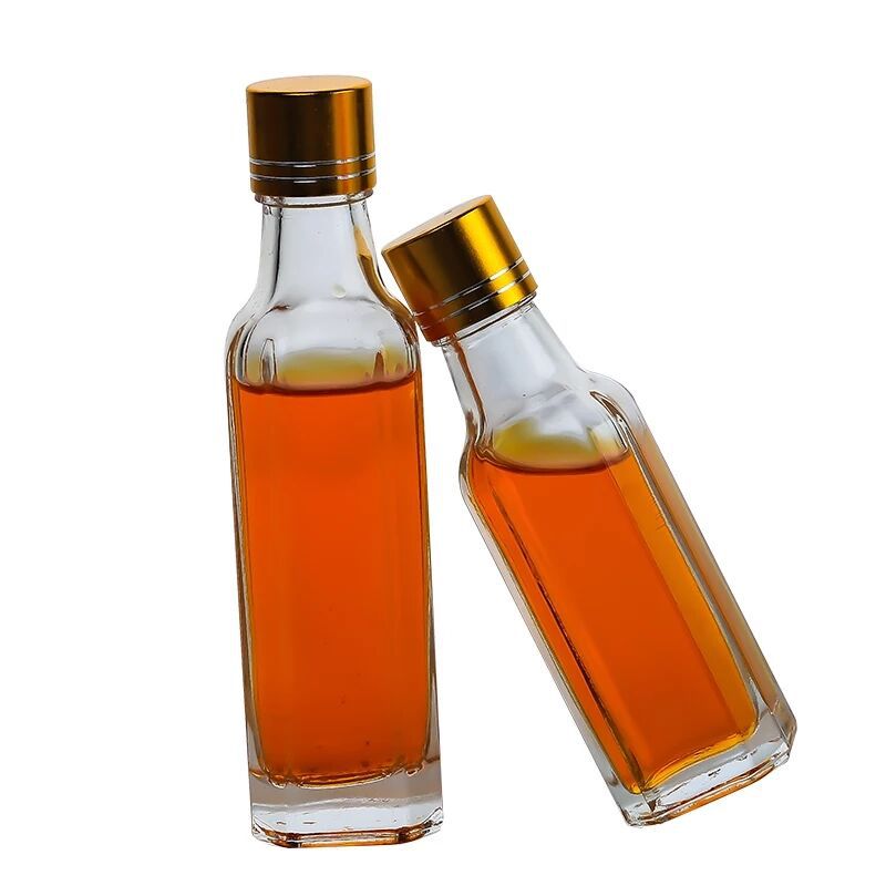 Glass Olive Oil Distribution Bottle for Kitchen Custom Glass Bottle 50ml 100ml 500ml