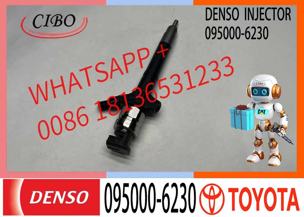 High Quality Denso Diesel Common Rail Injector 095000-6230 0950006230 23670-09140 For Toyota Corolla Verso 2.2 2AD-FTV