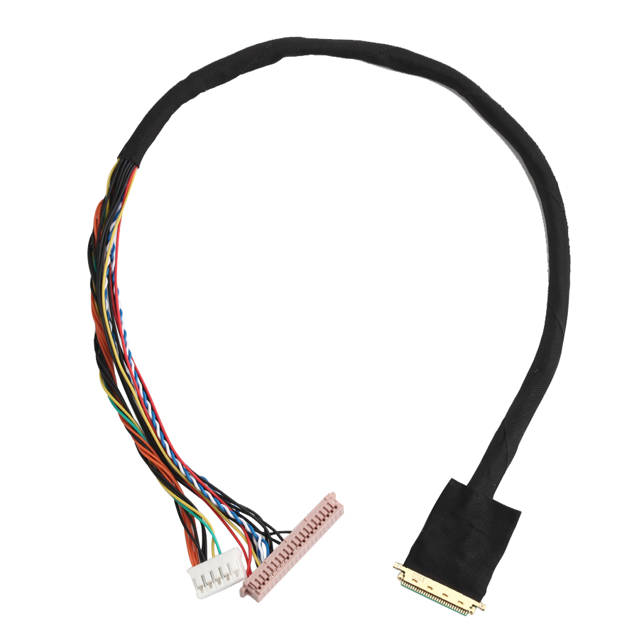 ISO14001 Lvds Lcd Cable Assembly 20453-230T To PH2.0 PHR-6P 1255H-2