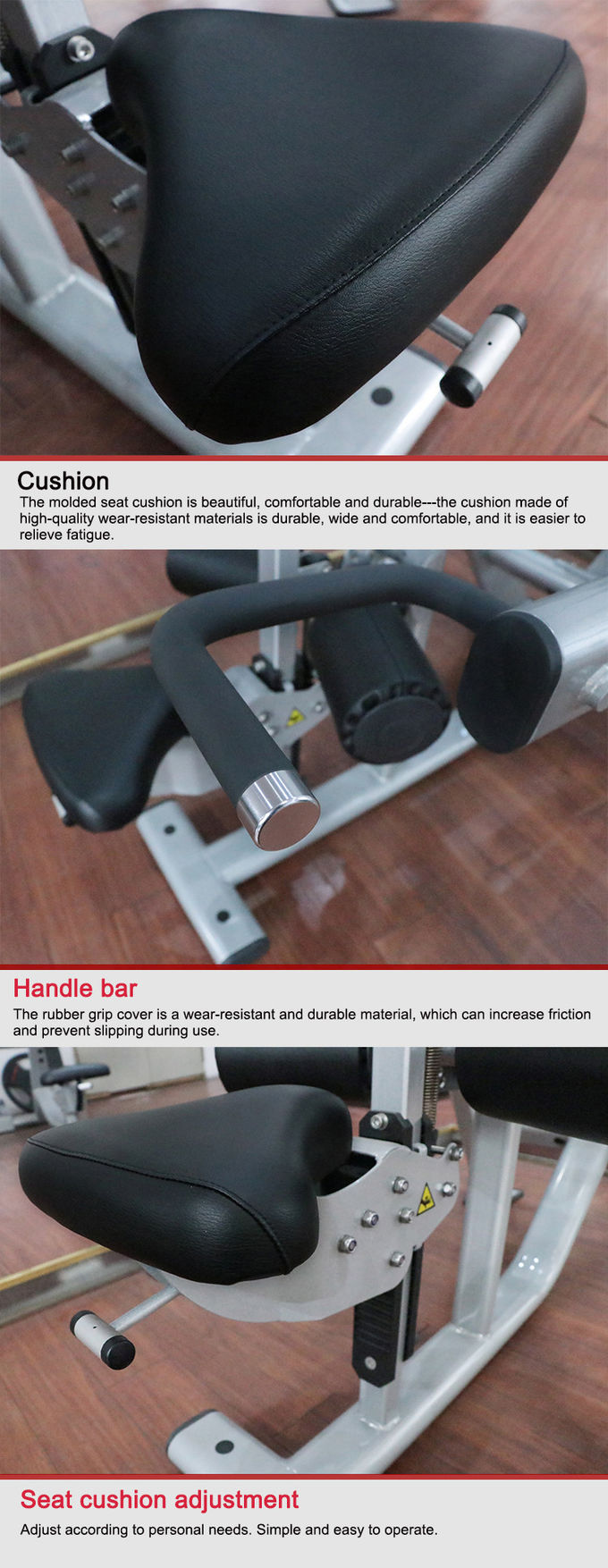 Tricep Dip Commercial Grade Gym Equipment Molding Frame Seated Dip Exercise Machine