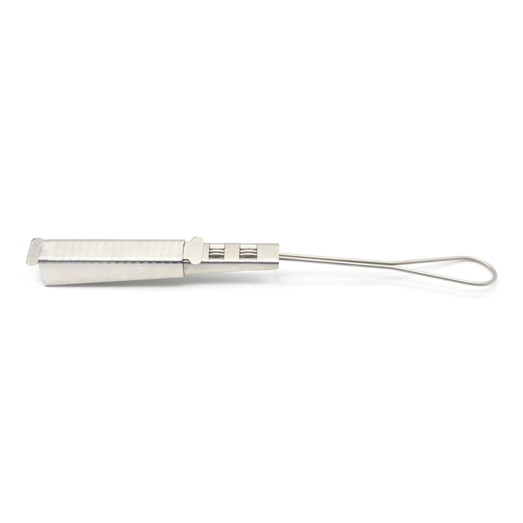 UV Resistant Thermoplastic Plastic Flat Telecom Fiber Optic Cable Drop Wire Clamp for FTTH