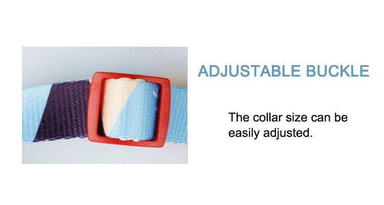 Wear Resistant Pet Collars Leashes S M L Adjustable 30cm Dog Collar