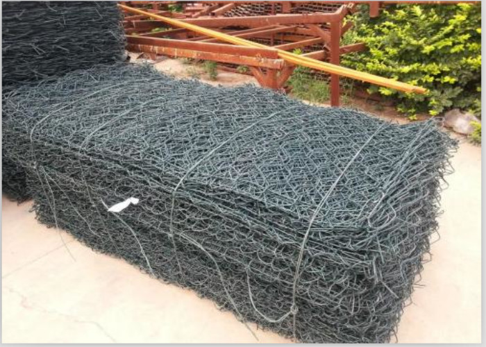 2x1x1m PVC coated soil reinforcement Gabion Wire Mesh