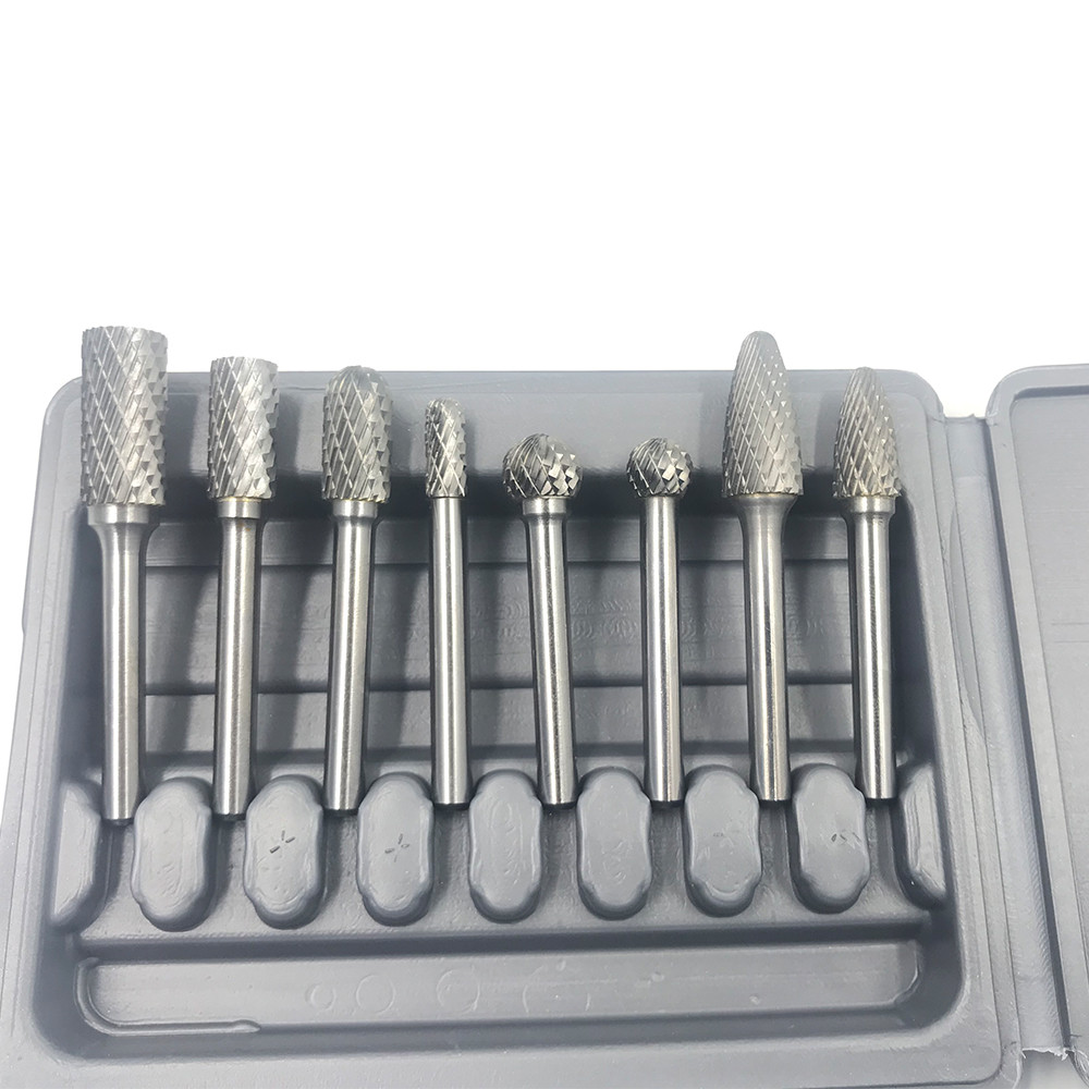 Double Cut Tungsten Carbide Burr Set High Strength 3*6mm Carbide Grinding Bits