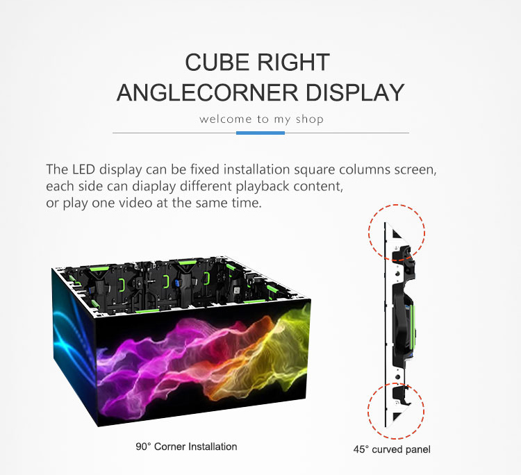 4500cd/M2 Brightness P3 P10 SMD LED Video Wall For Interior And Exterior Advertising