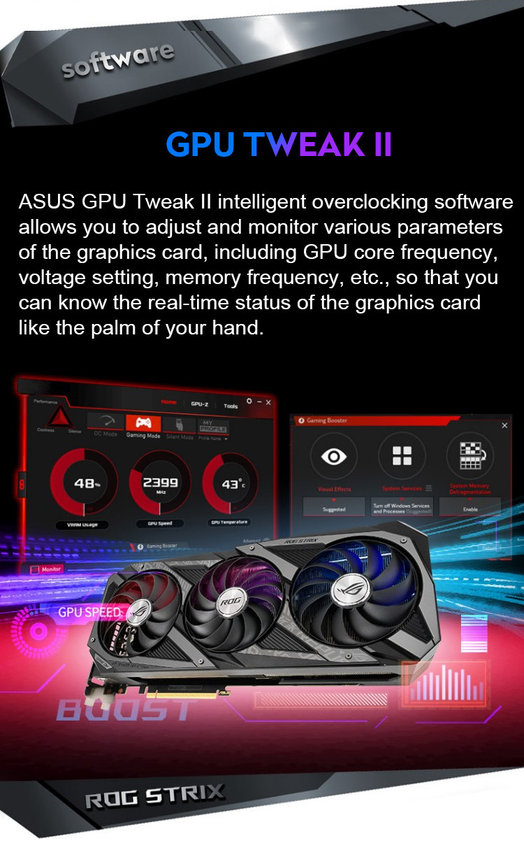 256bit GDDR6X Desktop Graphics Card ASUS NVIDIA ROG-STRIX-RTX3070Ti-O8G-GAMING