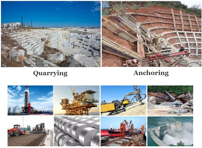 Standard ISO9001 Drill Extension Rod Drifter MF MM Water Well Drill Pipe