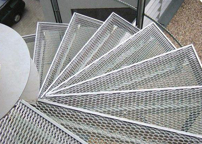 3m Width Expanded Metal Sheet Aluminum Plate Mesh For Work Platforms