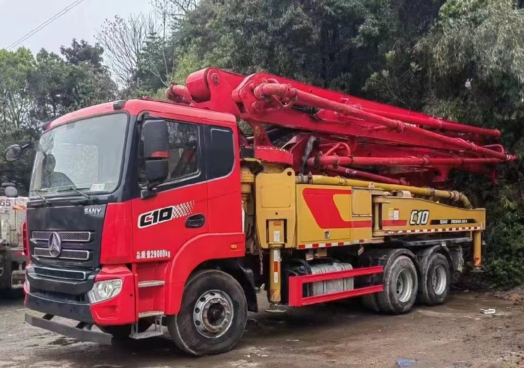 Popular Model Good Original Condition 2021 Sy 43m Concrete Pump Ready Mix Batching Plant Boom Pump for Sale