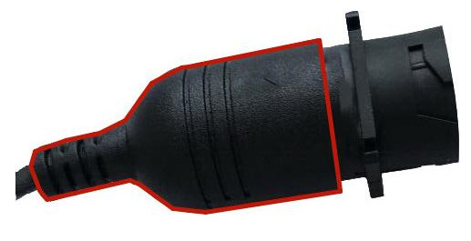 Deutsch 9 Pin J1939 Male to J1962 OBD2 OBDII Male CAN Bus Cable