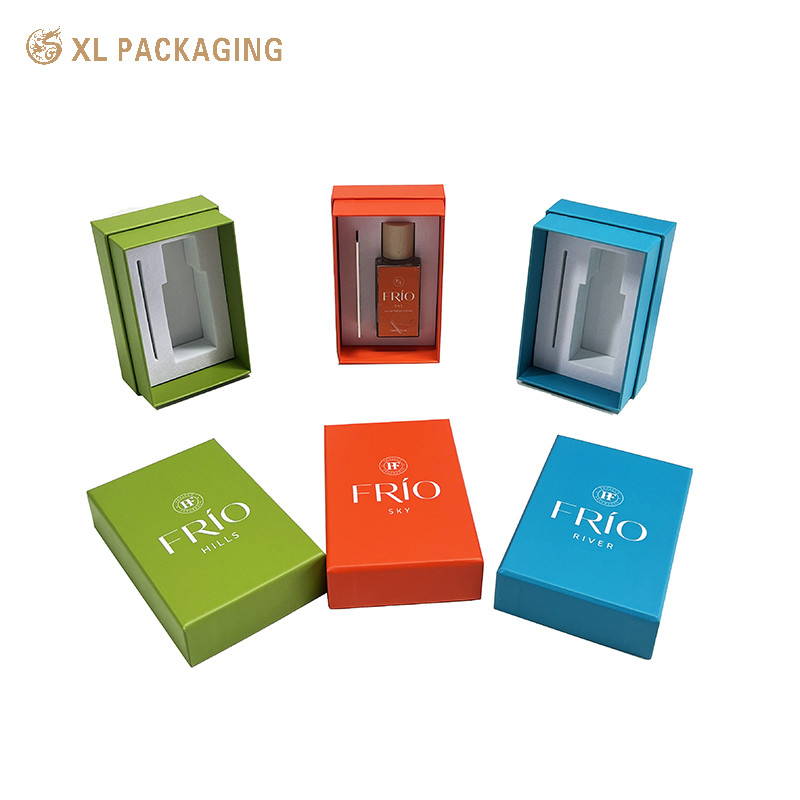 High End Luxury Perfume Hard Gift Box With EVA For 100ml 50ml 30ml Full Color Printing Art Paper Card Board