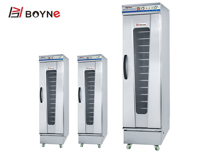 Stainless Steel Fermentation 220v Fifteen Trays Bread Proofer stainless steel doors