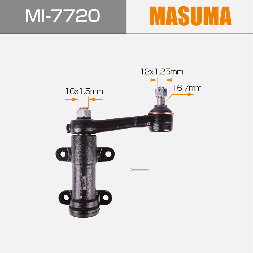 Yes MI-7720 MASUMA Auto Suspension Systems Steering arm MB831042 for MITSUBISHI TRUCK