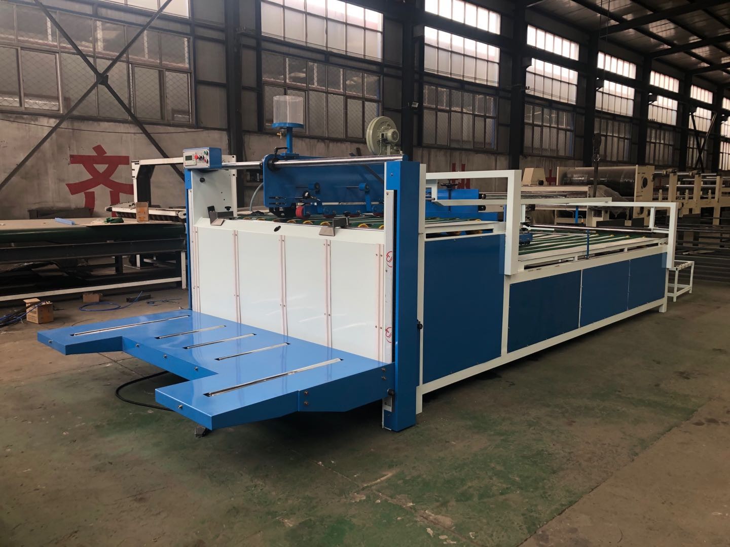 Semi Automatic Carton Box Folder Gluer Machine