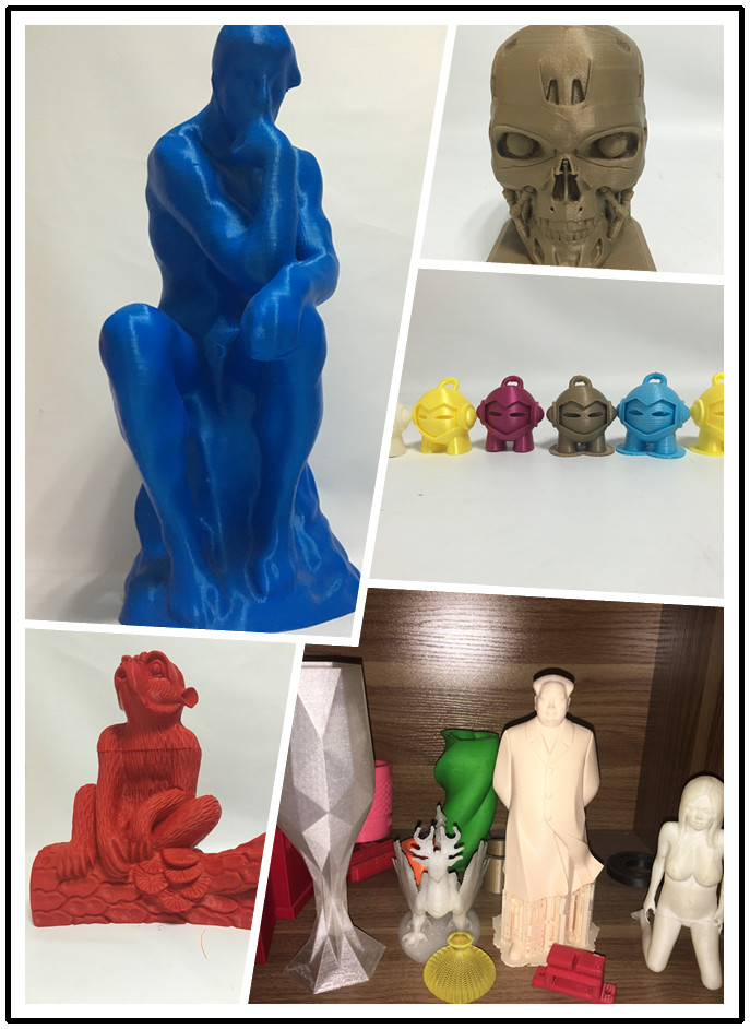 Custom PLA / PA Nylon / ABS 3d Printer Filament 1.75mm 1KG 3D Printer Filament