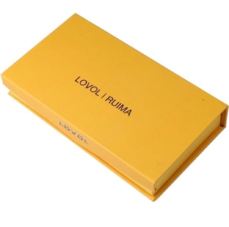 CMYK Rigid Yellow Magnetic Closure Gift Box