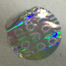 Tamper Evident Void Hologram Sticker / Hot Stamp Stickers Glossy Varnish