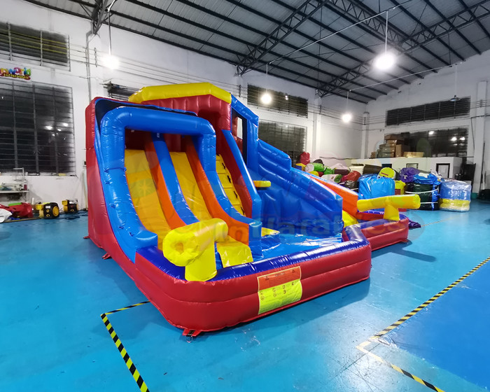 CE Outdoor Inflatable Water Slides Children Jumping Bounce House