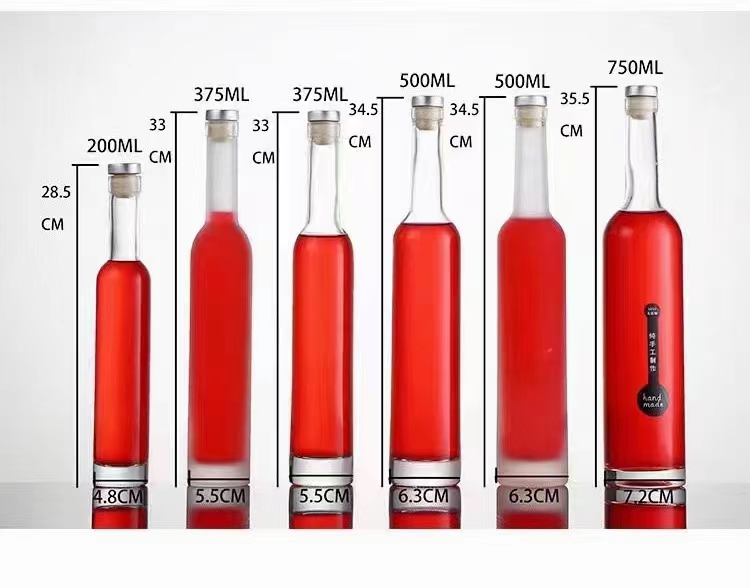 Base Material glass 500ml 700ml 750ml Glass Whisky Bottle Vodka Bottle for Cosmestic