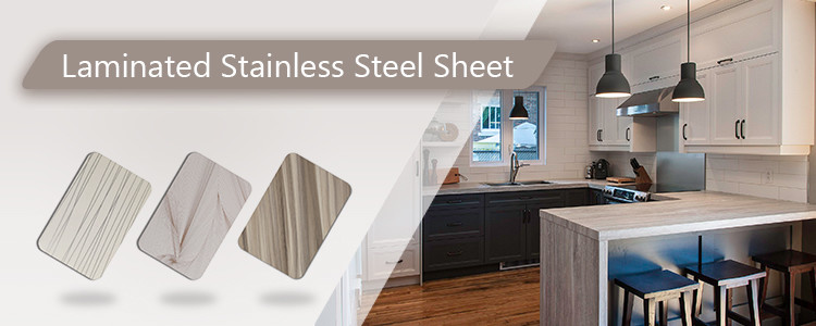 1240mm Textured Stainless Steel Sheet PVD SS316 Heat Coloring Wood Grain