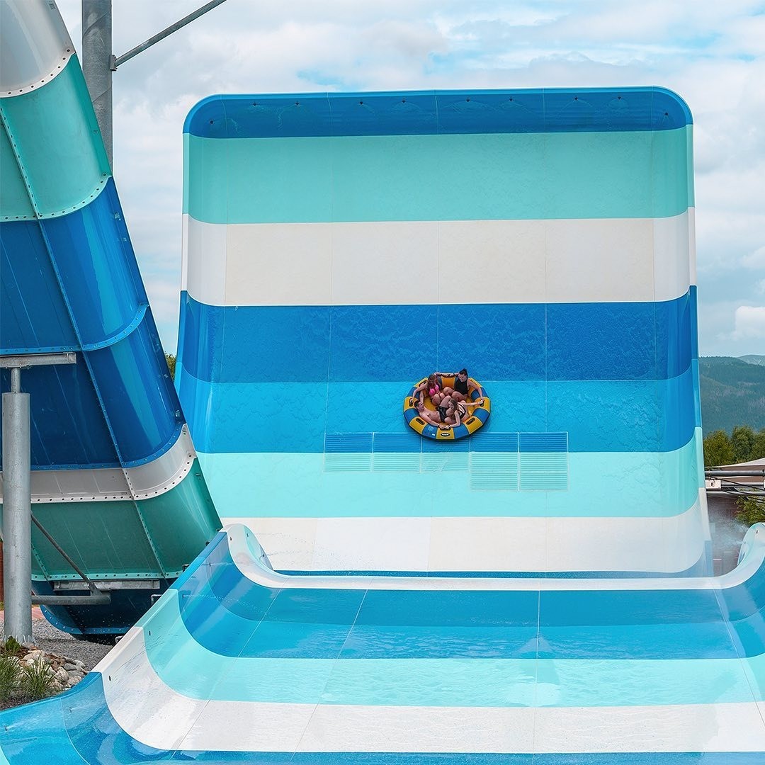 ODM Outdoor Games Play Home Swimming Pool Games Play Items Fiberglass Water Slide