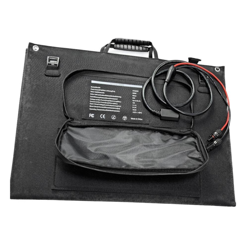 Windproof Waterproof Solar Panel Backpack UCB Port 3*USB XY-200W 4Folds For Sustainable Business Trips