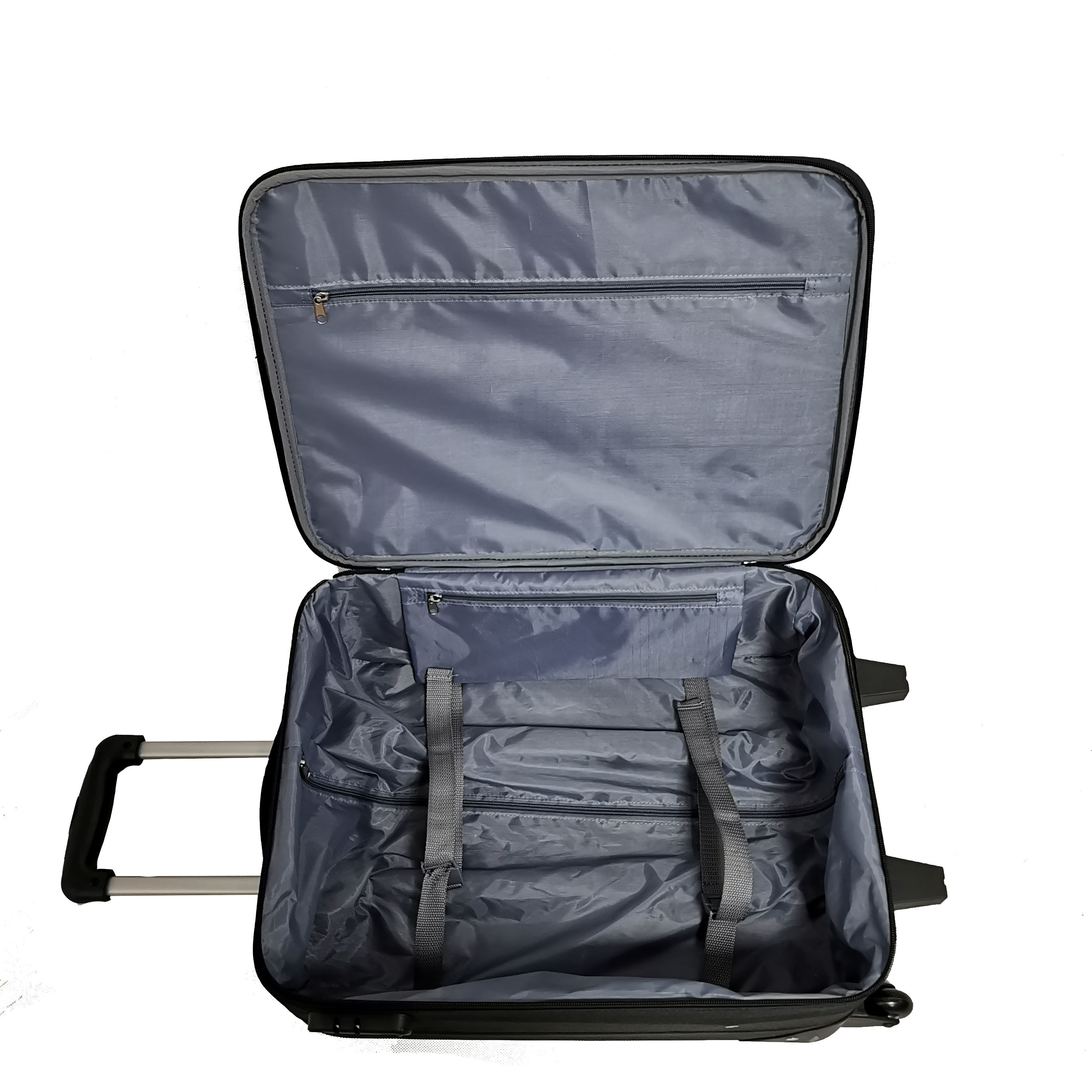 170T Polyester ODM Green EVA Trolley Luggage Set