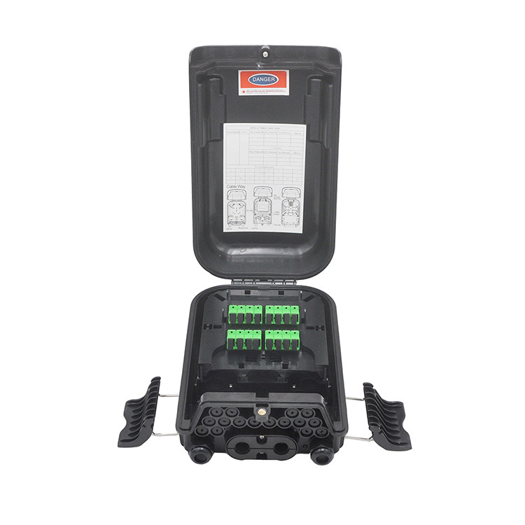 Anatel Fiber Optic Terminal Box Access IP65 ABS Pole Mountable