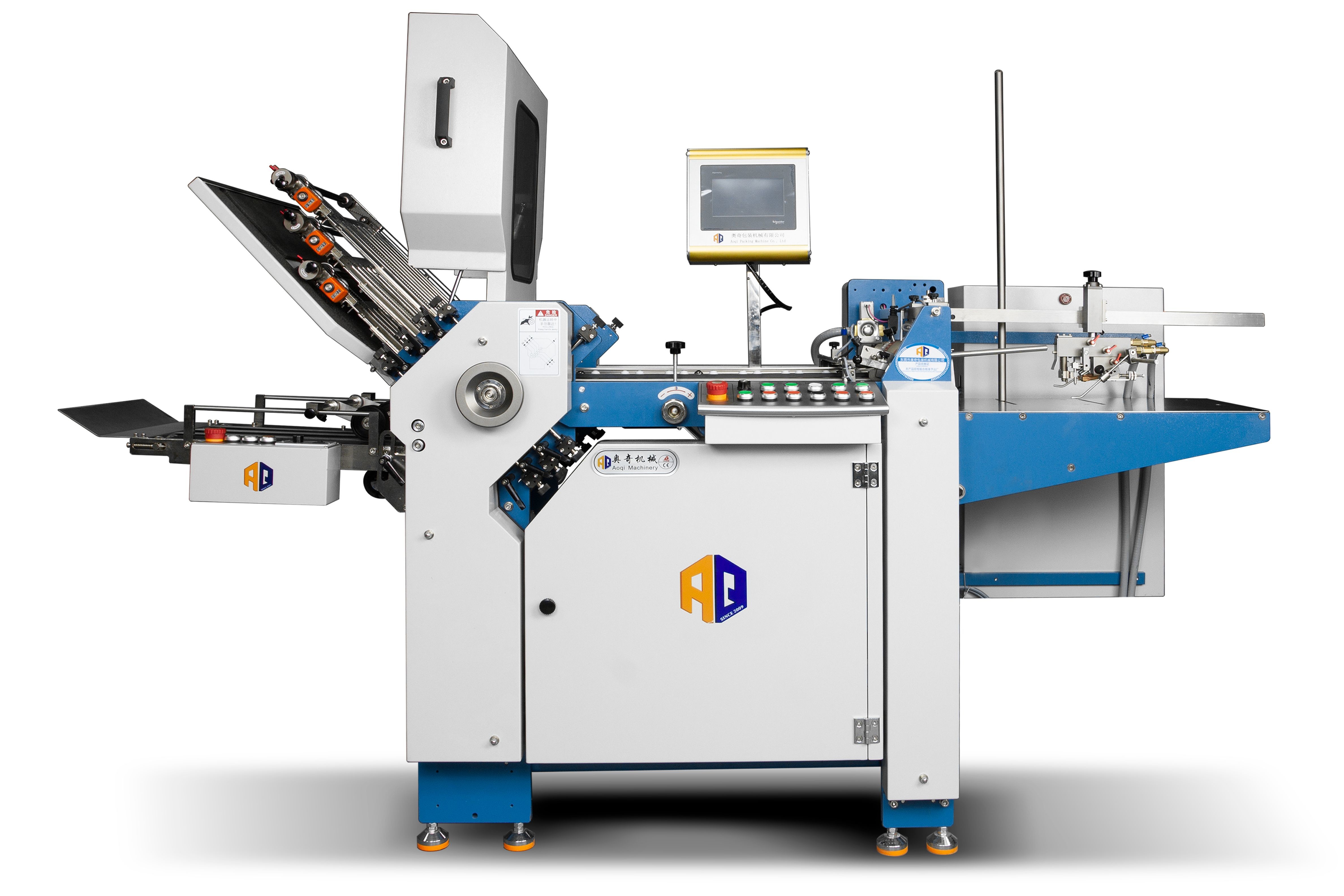 6 Buckle Plate Automatic Paper Folding Machine For Pharmaceutical Printing Industry