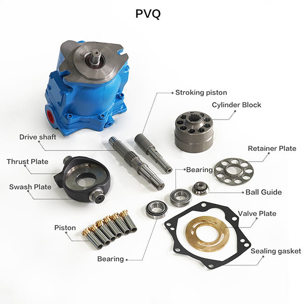 Custom Hydraulic Pump Fittings Vickers Pump Parts PVQ10.5 13.8 21.1 25.2 32.9