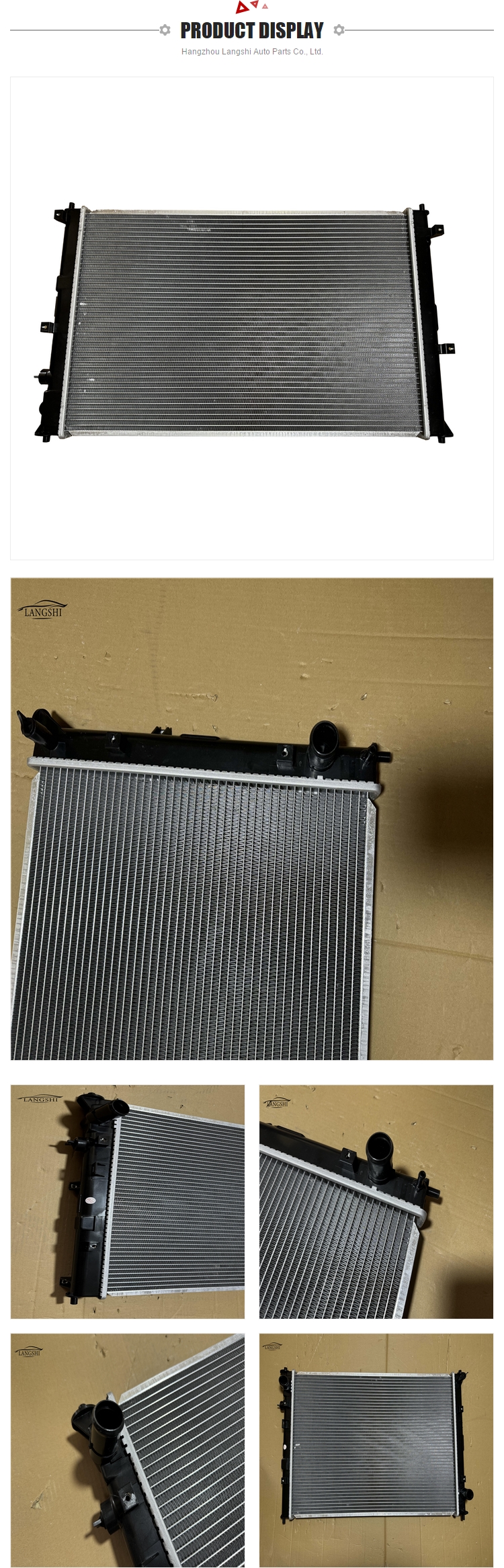 Aluminum Radiator and Plastic Water Tank for HONDA XR-V CIVIC VEZEL Cooling System