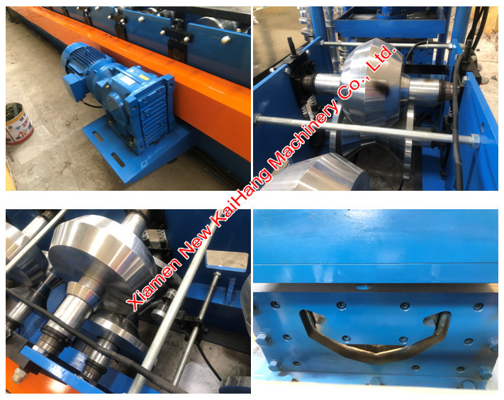 Full Automatic Roof Gutter Roll Forming Machine With 12 Months Warranty