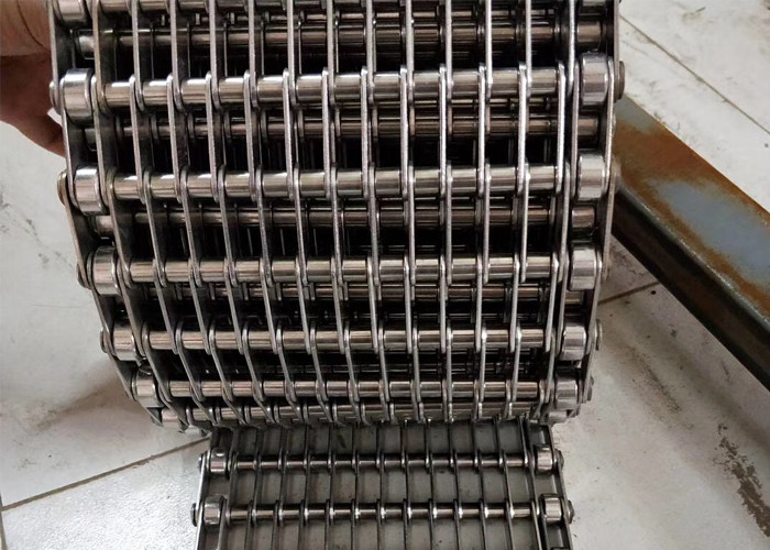 304 Food Grade Eye Link Conveyor Belt Drying Vegetables And Fruits