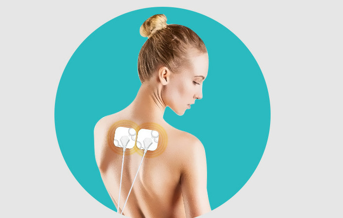 Creative Mobile Phone Line Control Intelligent Cervical Massager Ems Unit