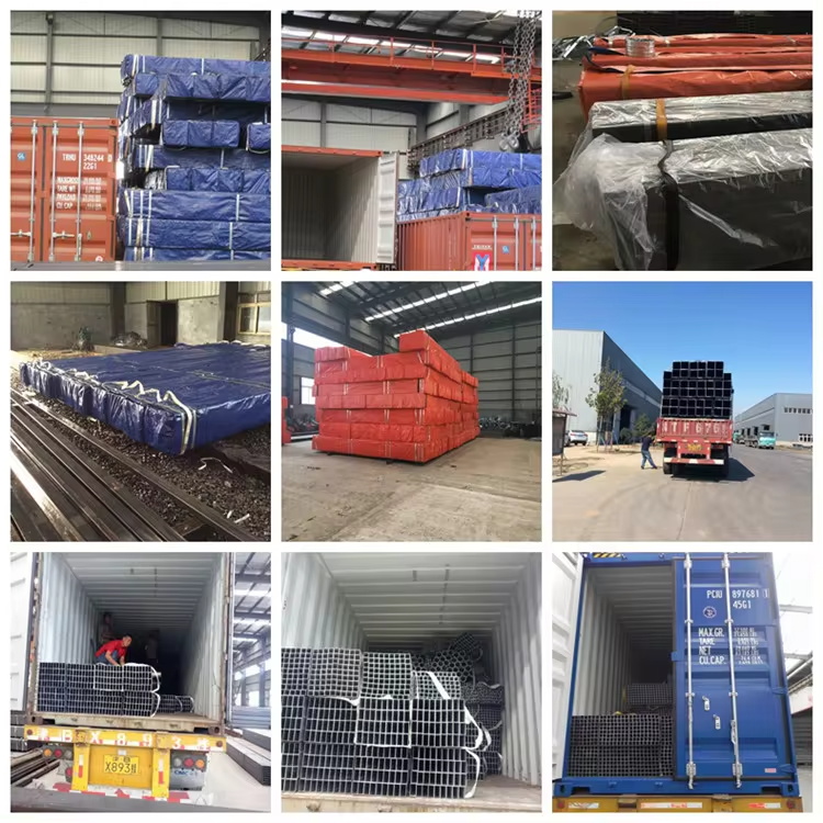 Ms Rectangular Hollow Gi Pipe Galvanized Square Steel Pipe Tube with EN Standard and Plastic Pipe Cap End Protector