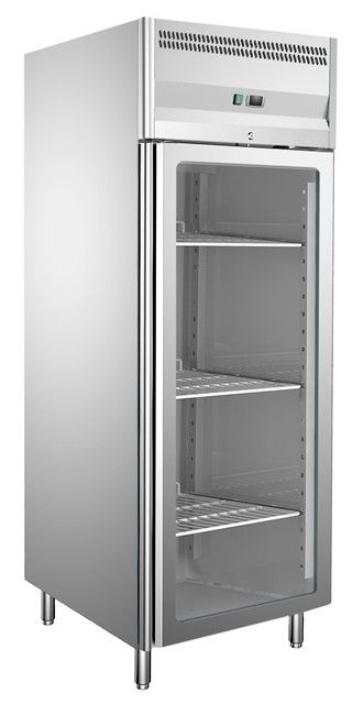 CE Approved Glass Door Reach-In Upright Chiller Imported Embraco Compressor Commercial Refrigerator Freezer