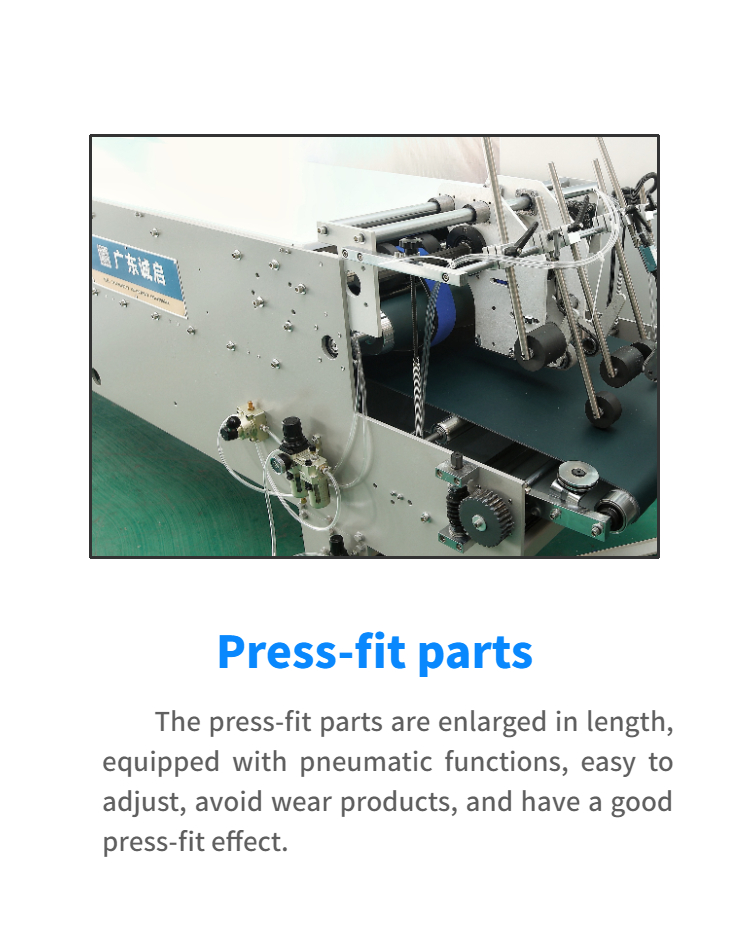 200g-650g Cardboard High Speed Electric Folder Gluing Machine for Paper Material