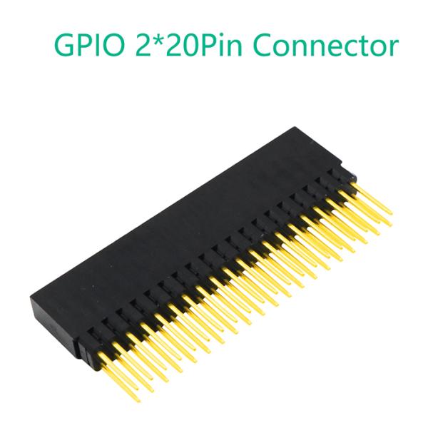 2x20-Pin(40Pin) Extra Tall Female Stacking Header For Raspberry Pi A+ Pi Model B+ Pi 2 ,3 4B With Acrylic Base